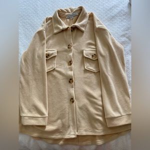 Oversized button up jacket